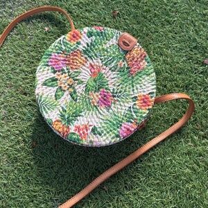 Floral cross body bag